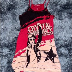 SICK VINTAGE ROCK GIRL DRESS 🎸